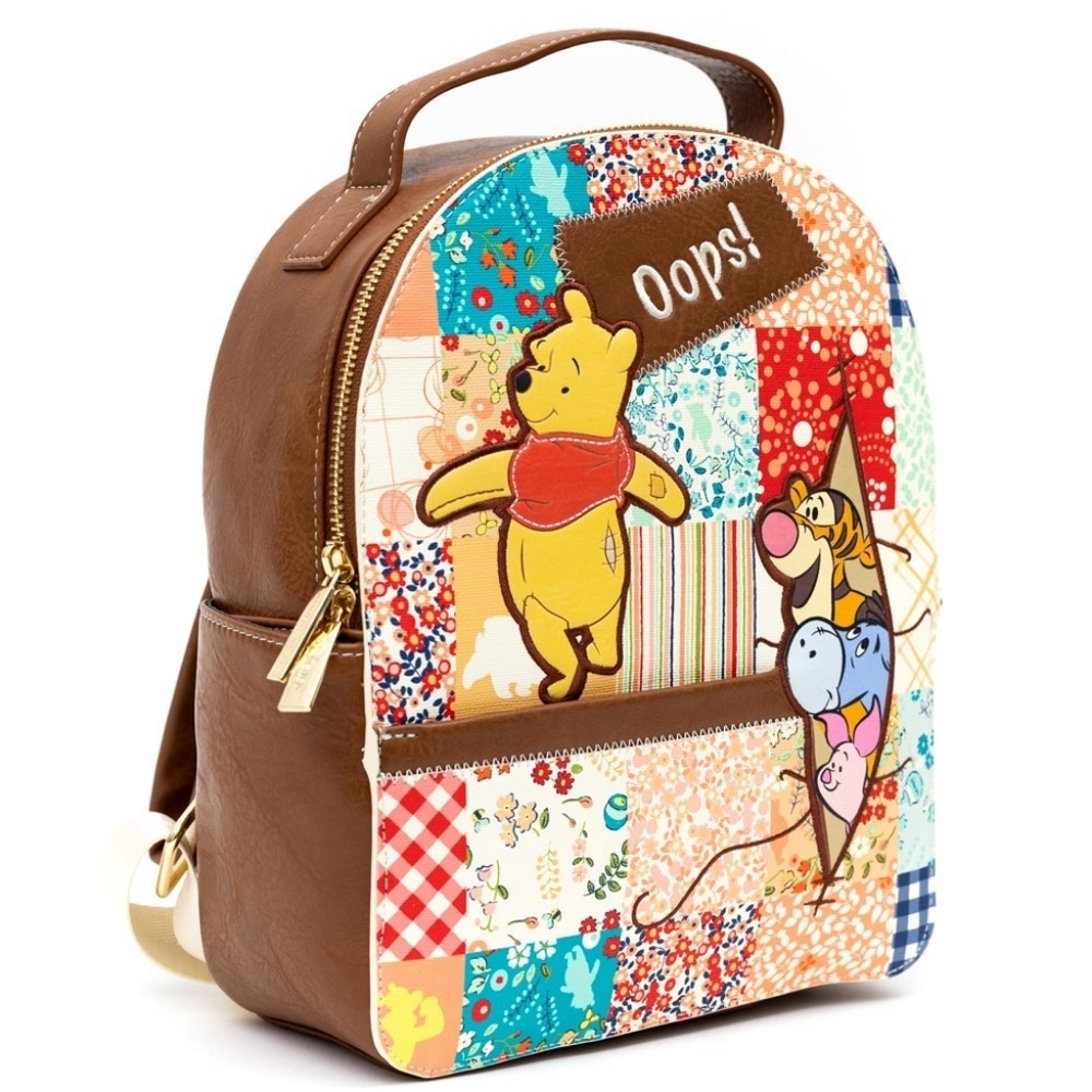 Disney Winnie The Pooh and Gang Patchwork Backpack By Danielle Nicole